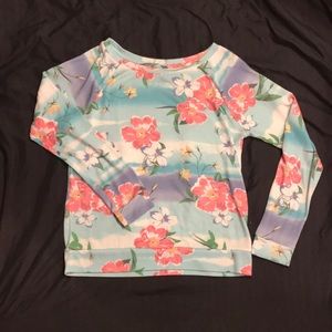 Floral/Hawaiian Long Sleeve Sweatshirt
